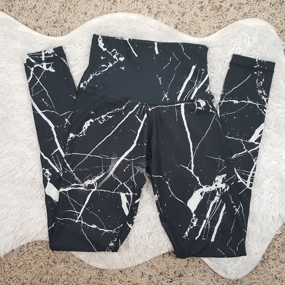 DYI High Rise Paint Splatter Leggings Sz XS #2 - Picture 4 of 6